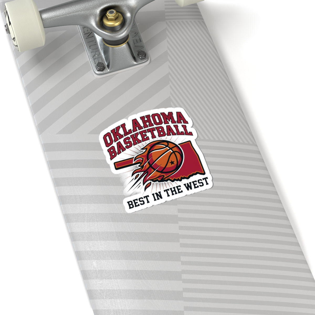 Oklahoma Basketball Kiss-Cut Stickers | OKC pride, Best in the West, vintage hoops