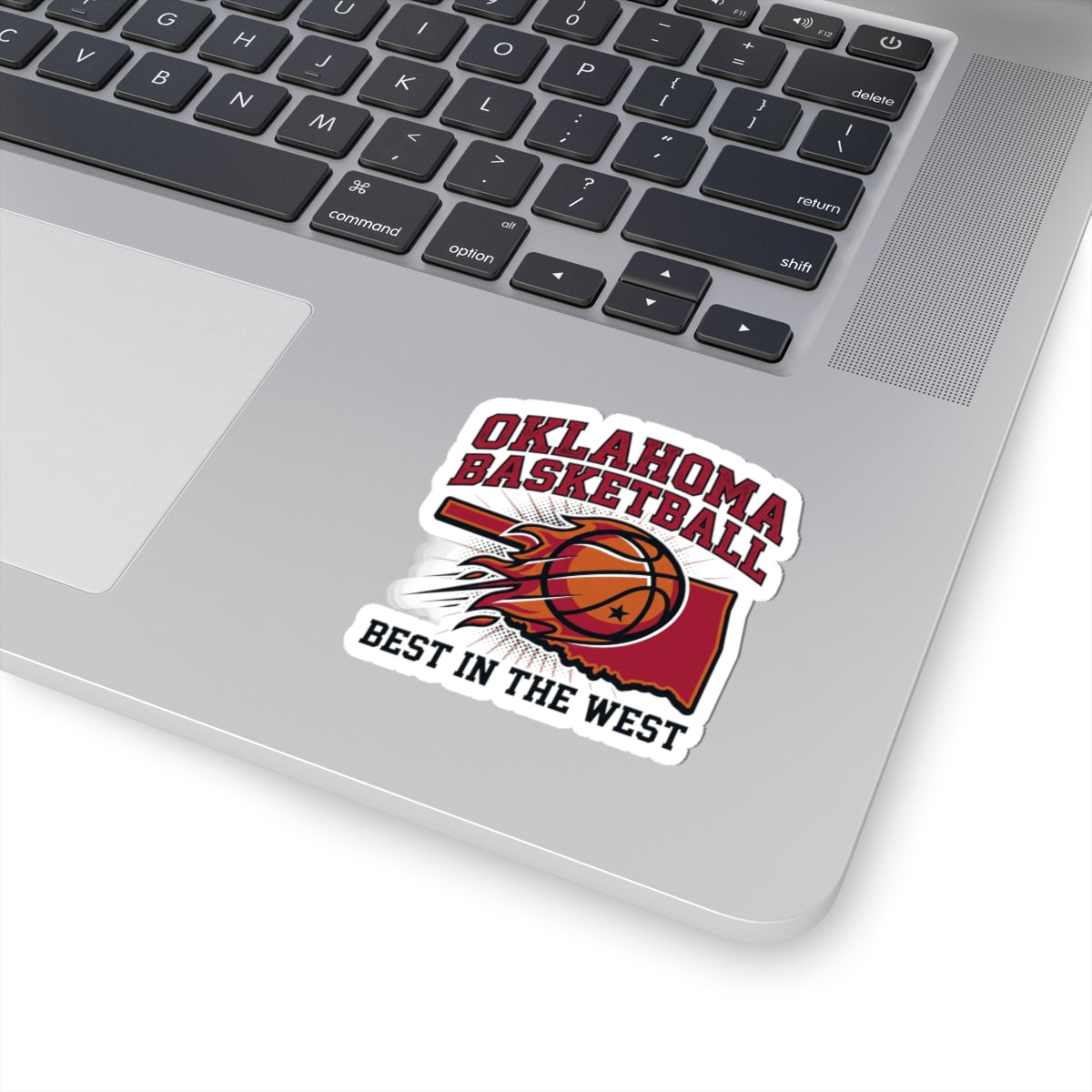 Oklahoma Basketball Kiss-Cut Stickers | OKC pride, Best in the West, vintage hoops