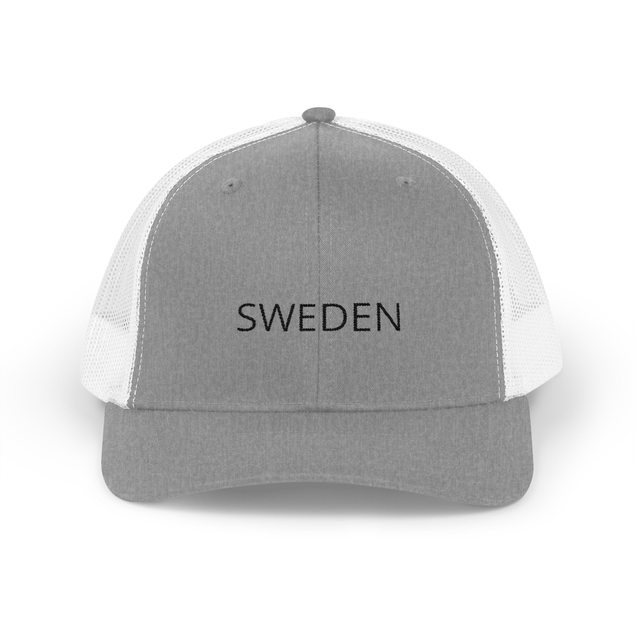 I Love Sweden Trucker Cap – Embroidered Mesh Snapback for Sweden Fans