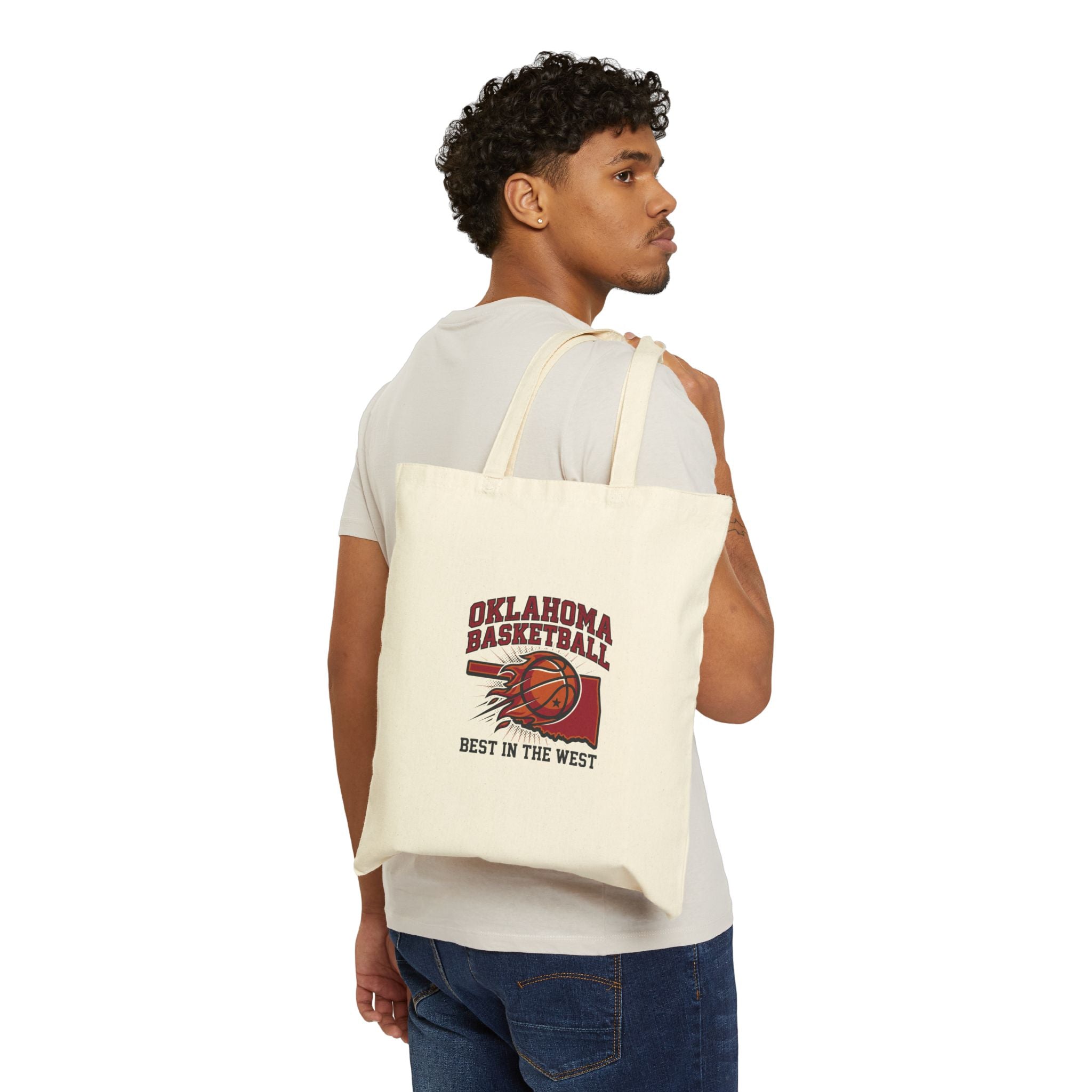 Oklahoma Basketball Pride Tote, Best in the West, vintage collegiate hoops